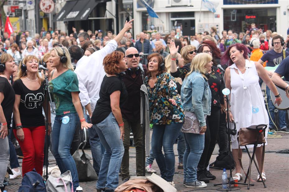 IJsbaan Haarlem podium voor Grootste Band van Nederland