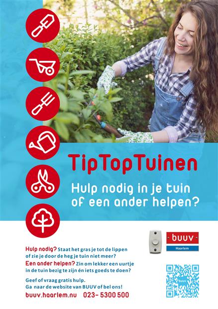TipTopTuinen-campagne van BUUV fleurt heel Haarlem en omgeving op, Stadsnieuws